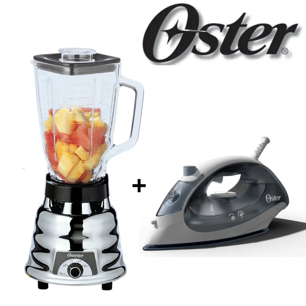 COMBO OSTER LICUADORA 250 22 + PLANCHA DE ROPA GCSTBS3802 - 1