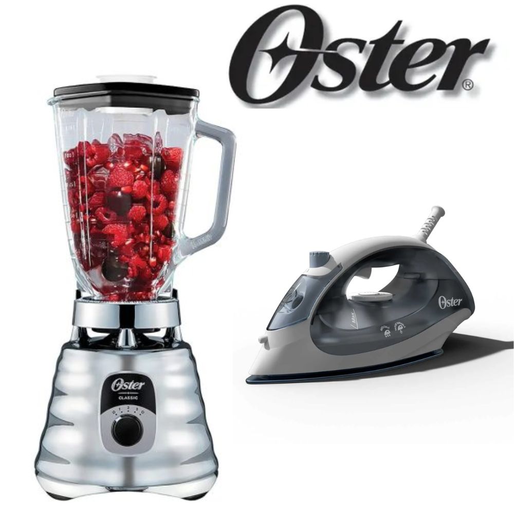 COMBO OSTER LICUADORA BLST4655 + PLANCHA DE ROPA GCSTBS3802 - 1