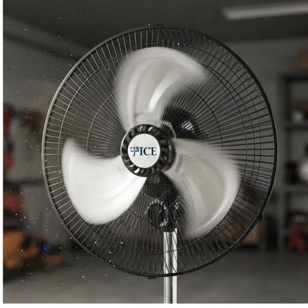 PACK 02 VENTILADORES T-ICE 75 WATTS, 3 ASPAS  PEDESTAL, MESA Y PARED - 4
