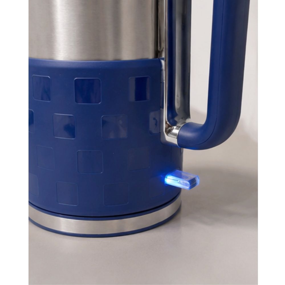 HERVIDOR ELÉCTRICO FINEZZA 2 LITROS ACERO INOXIDABLE AZUL - 5