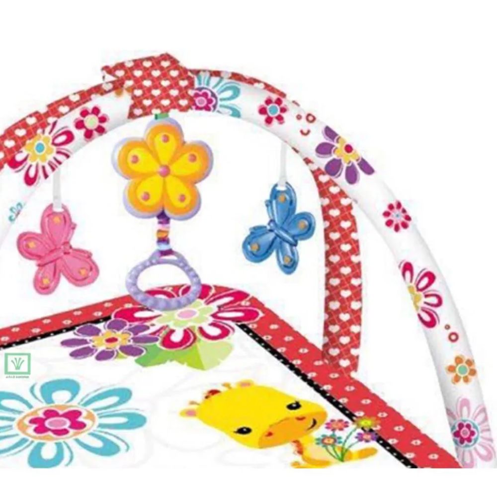 GIMNASIO ROJO IDEAL PARA BEBE CON JUGUETES ELEPHANT - 4