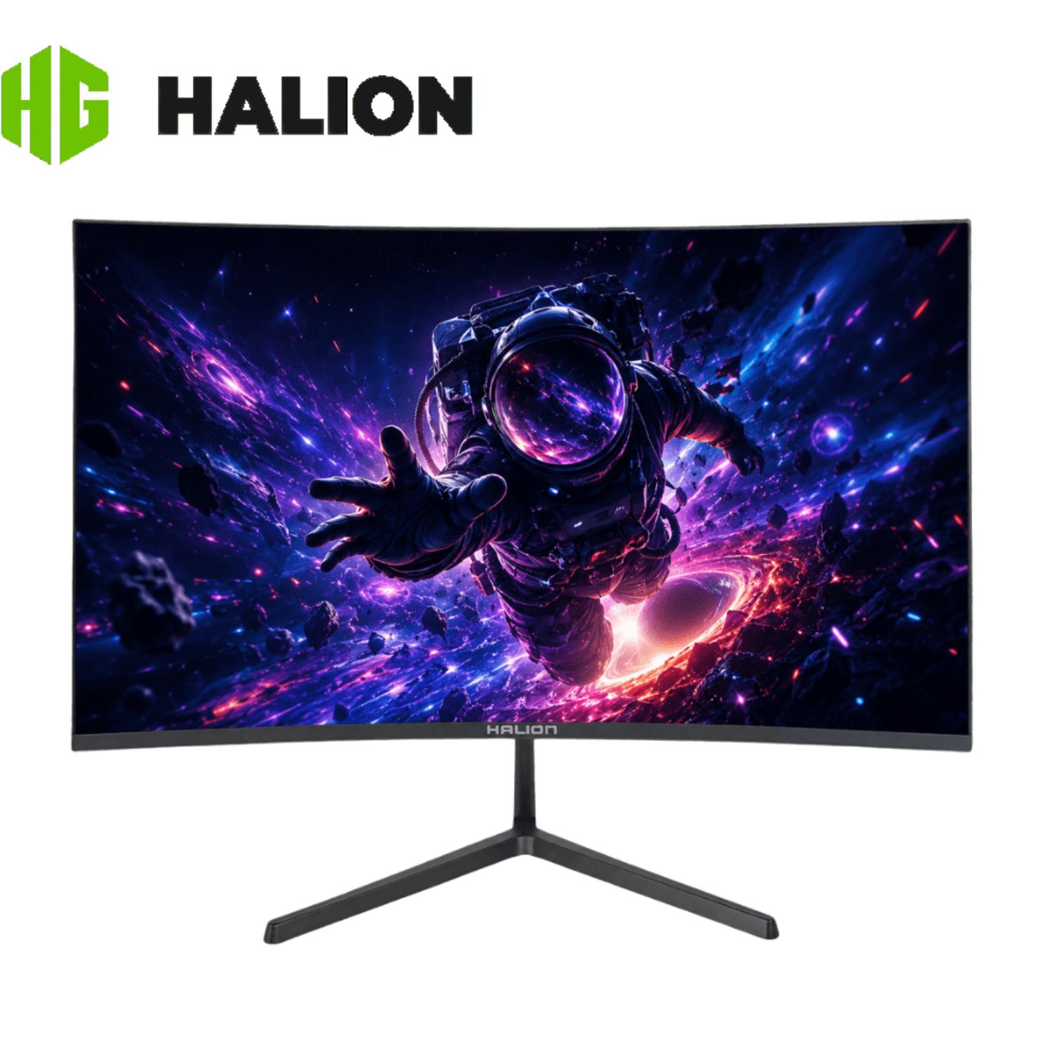 MONITOR GAMER CURVO HALION HG2406FC 24' FULL HD 180HZ VA FREESYNC - 1