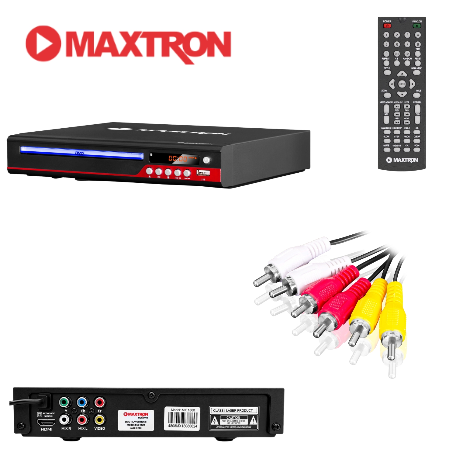 TELEVISOR PHILIPS 32PFD6910 MAS REPRODUCTOR DVD MAXTRON MX 1808 - 3