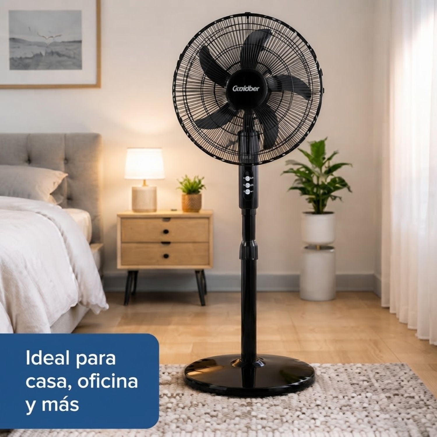 PACK 02 VENTILADORES PEDESTAL EVOLUTION FS45M1R 18” 180W CON CONTROL REMOTO - 4