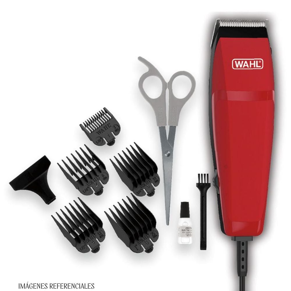 MAQUINA DE CORTAR CABELLO WAHL EASY CUT 10 PIEZAS – ROJO - 3