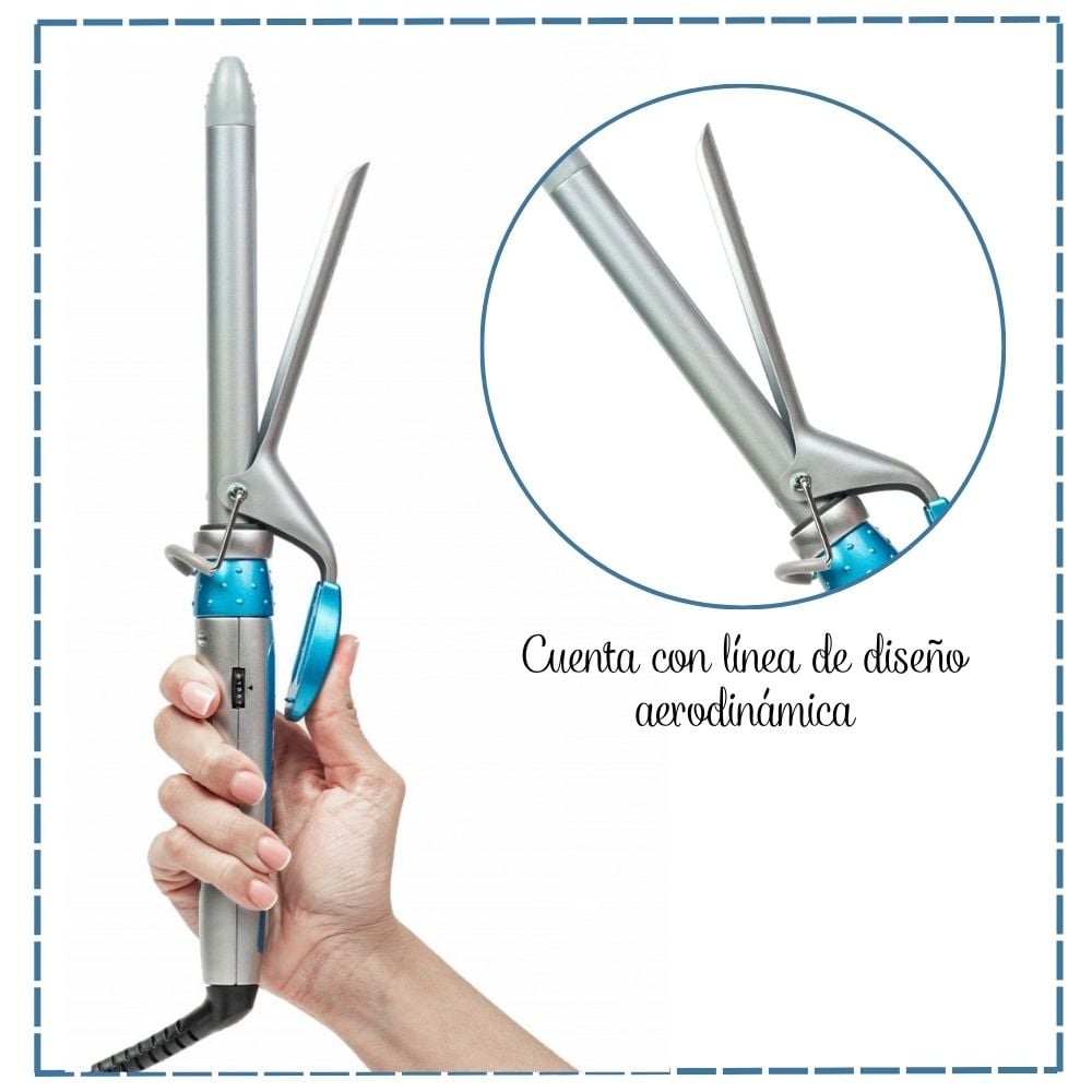 RIZADOR DE CABELLO BABYLISS PRO BABNT75SPE NANO TITANIUM 3/4" 19MM 401°F - 5