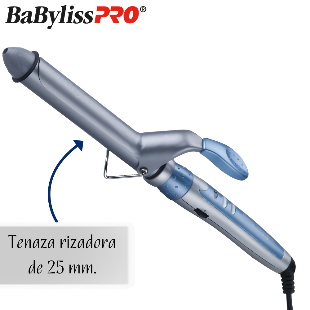 RIZADOR DE CABELLO BABYLISS PRO BABNT100SPE NANO TITANIUM 1' 401°F - 4