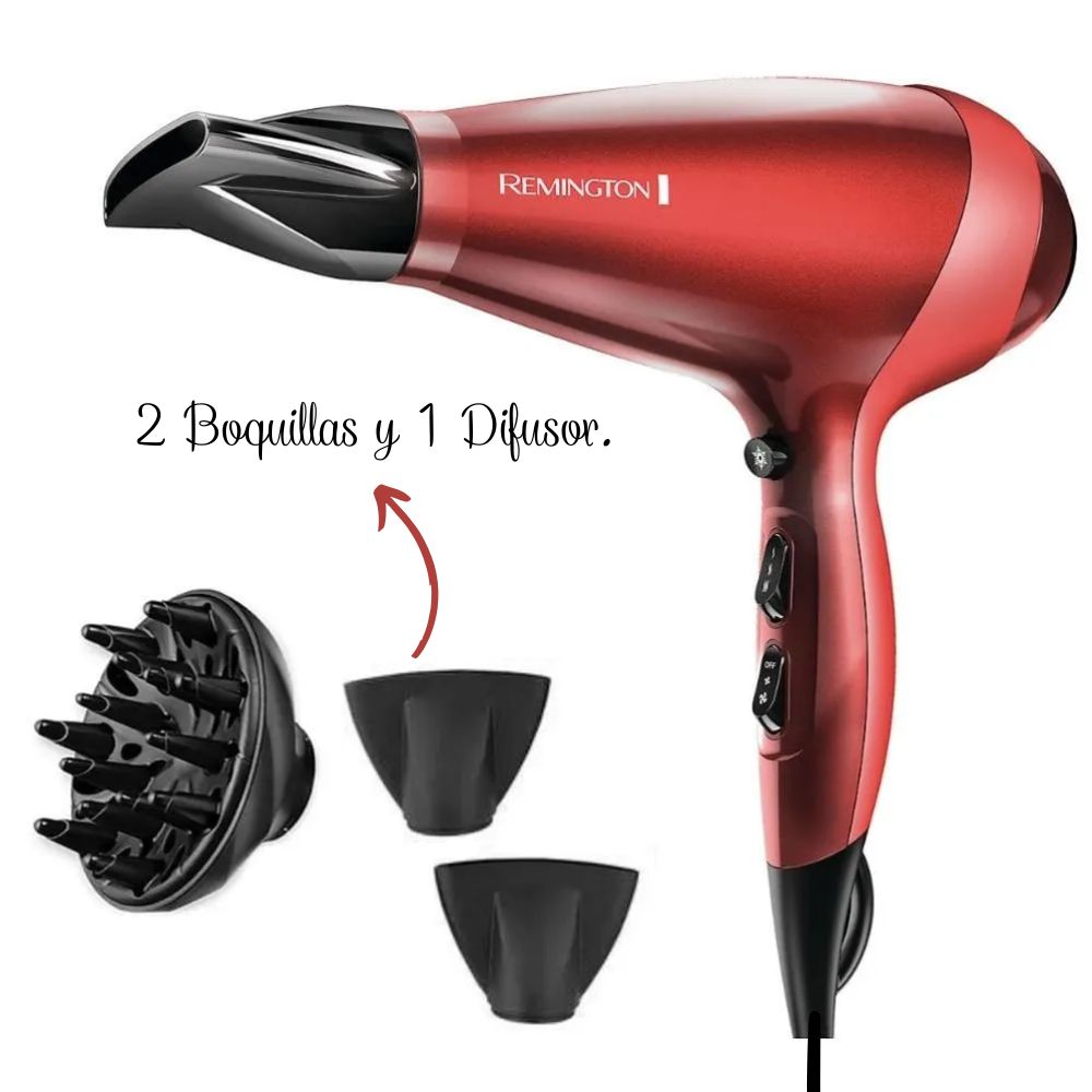 SECADORA CABELLO REMINGTON AC9096 2400W PROFESIONAL SILK - 2
