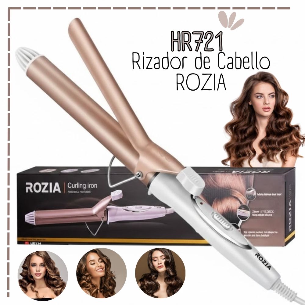 RIZADOR DE CABELLO ROZIA HR721 CERÁMICA CURLING IRON - 1