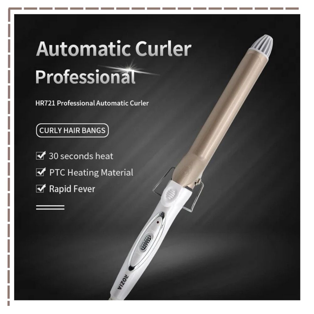 RIZADOR DE CABELLO ROZIA HR721 CERÁMICA CURLING IRON - 2