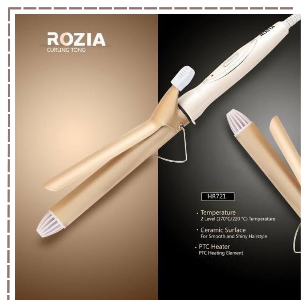 RIZADOR DE CABELLO ROZIA HR721 CERÁMICA CURLING IRON - 6