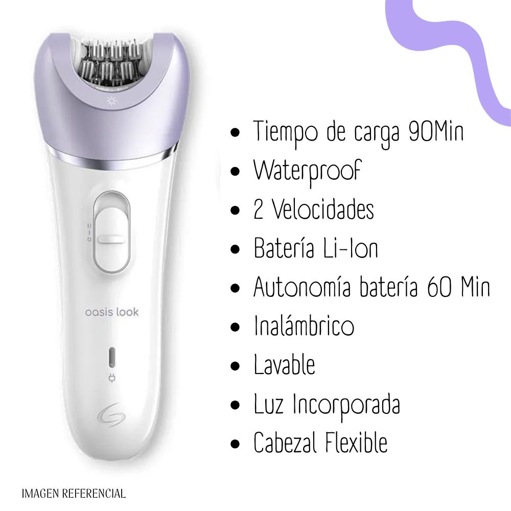 DEPILADORA INALÁMBRICO GAMA OASIS LOOK YD-LOOK 1 VELOCIDAD - 3