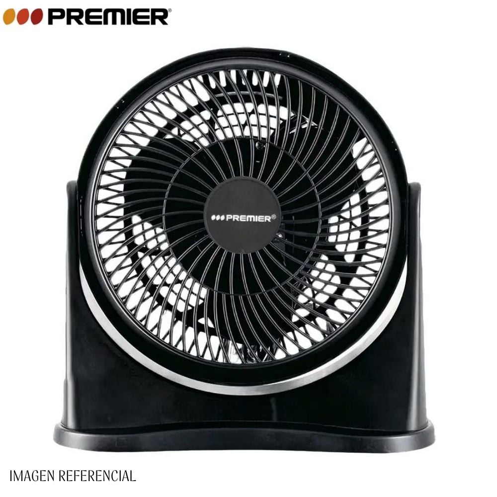 VENTILADOR DE PIE MESA PREMIER 85632 40 WATTS 10" NEGRO - 2