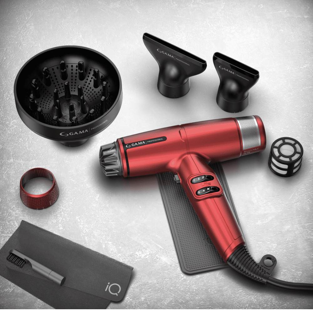 SECADORA CABELLO GAMA BECHD0000002998 PROFESSIONAL IQ LITE RED - 5