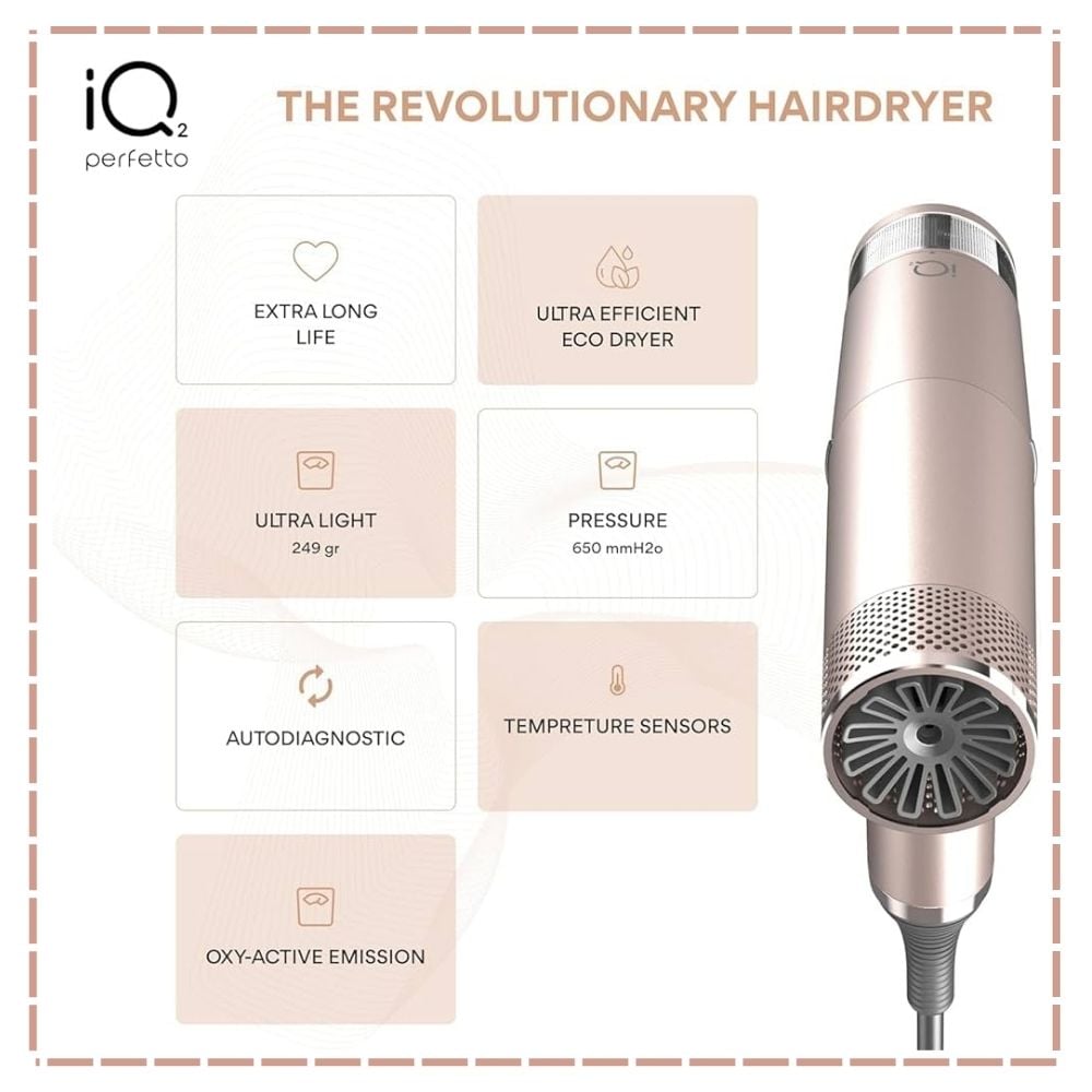 SECADORA PROFESIONAL IQ3 PERFETTO PINK 220V - 3
