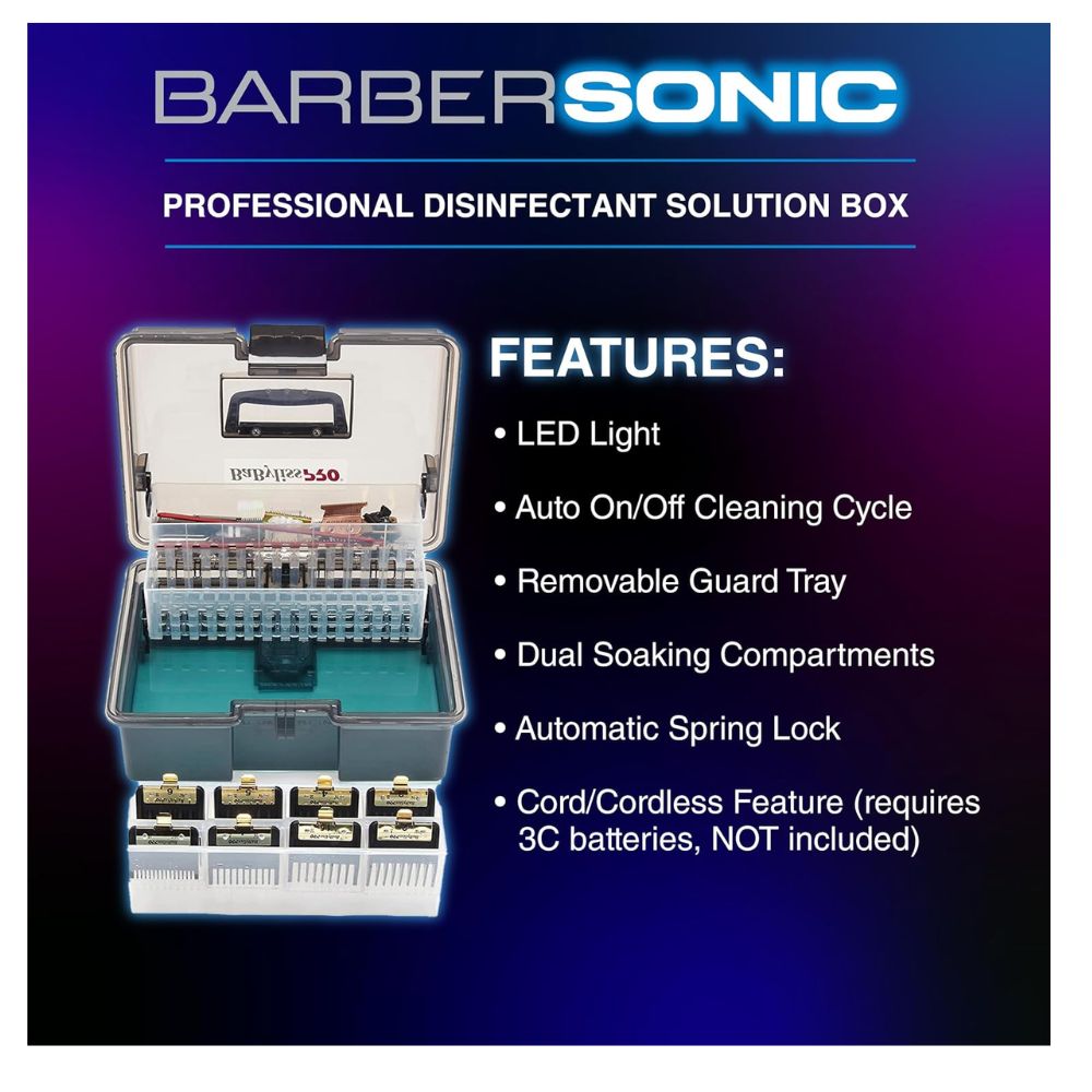 BABYLISSPRO BARBERSONIC CAJA DESINFECTANTE PARA HERRAMIENTAS EDISBOX - 4