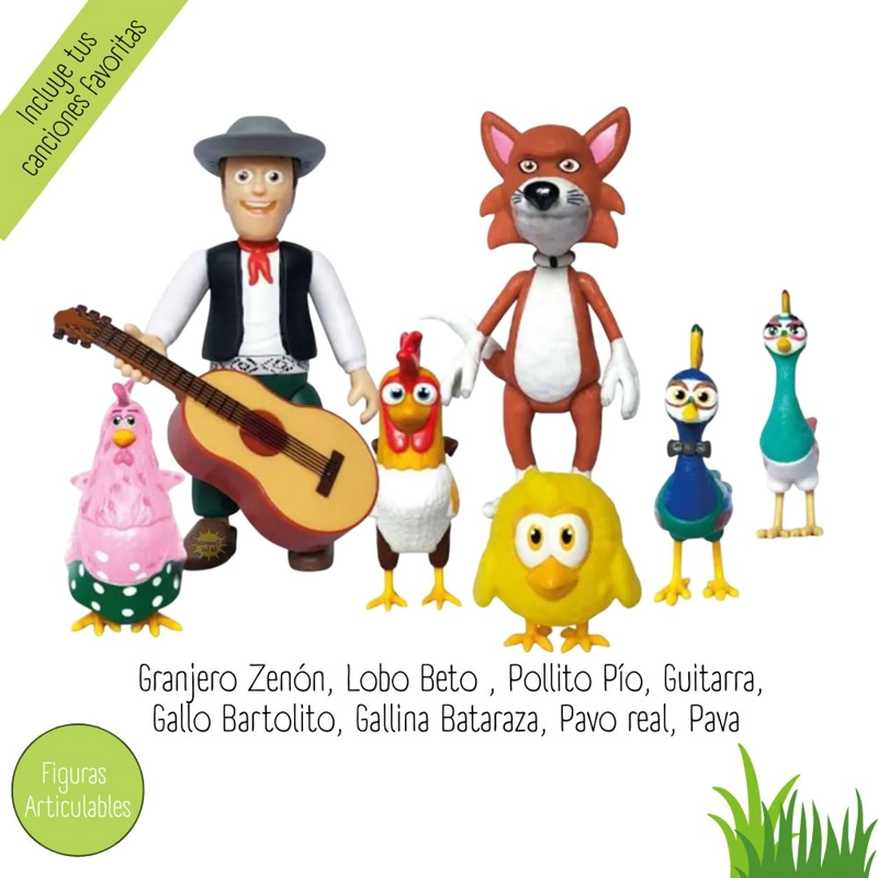 SET DE FIGURAS ARTICULABLES LA GRANJA DE ZENÓN 9 PIEZAS - 2
