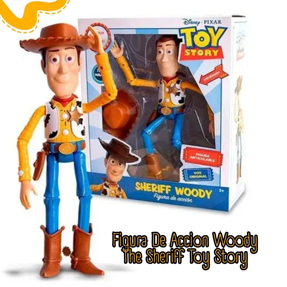 FIGURA DE ACCION WOODY THE SHERIFF TOY STORY  TY-M14 - 1