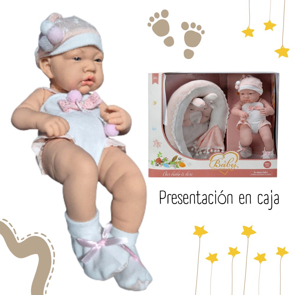 MUÑECA BABY DO LOVELY CON CUNA NIDO 1901-1 - 3