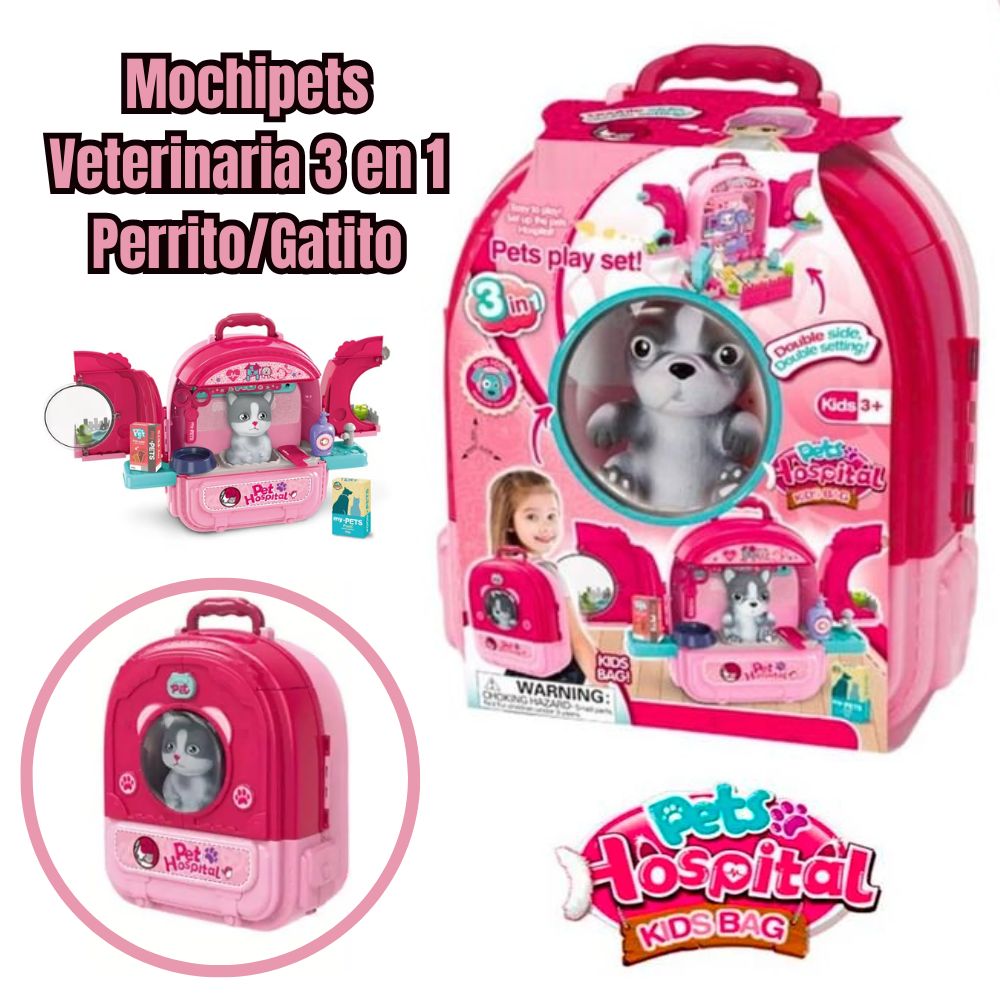 MOCHIPETS VETERINARIA 3 EN 1 PERRITO/GATITO - 1