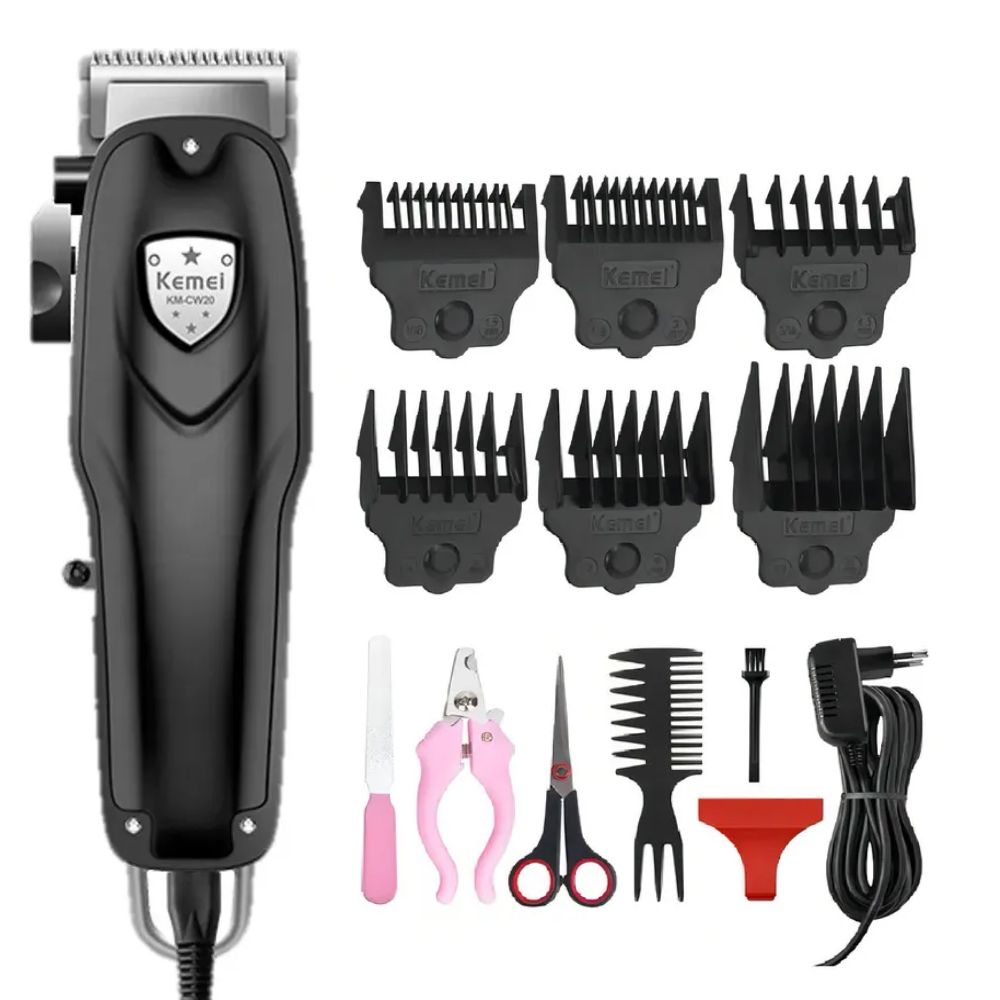 MAQUINA DE MASCOTA KEMEI KM-CW20 NEGRO - 4