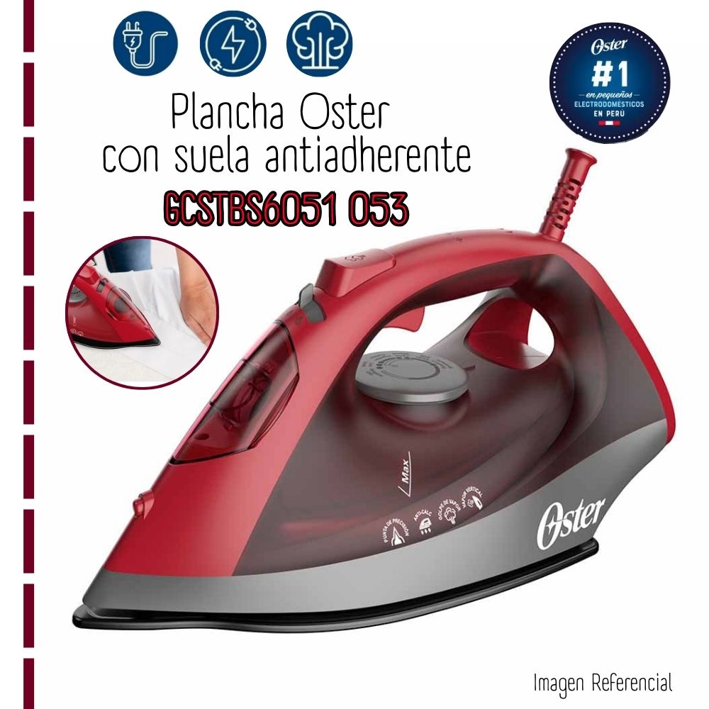 PLANCHA A VAPOR OSTER CON SUELA DE CERAMICA GCSTBS6051 - 1