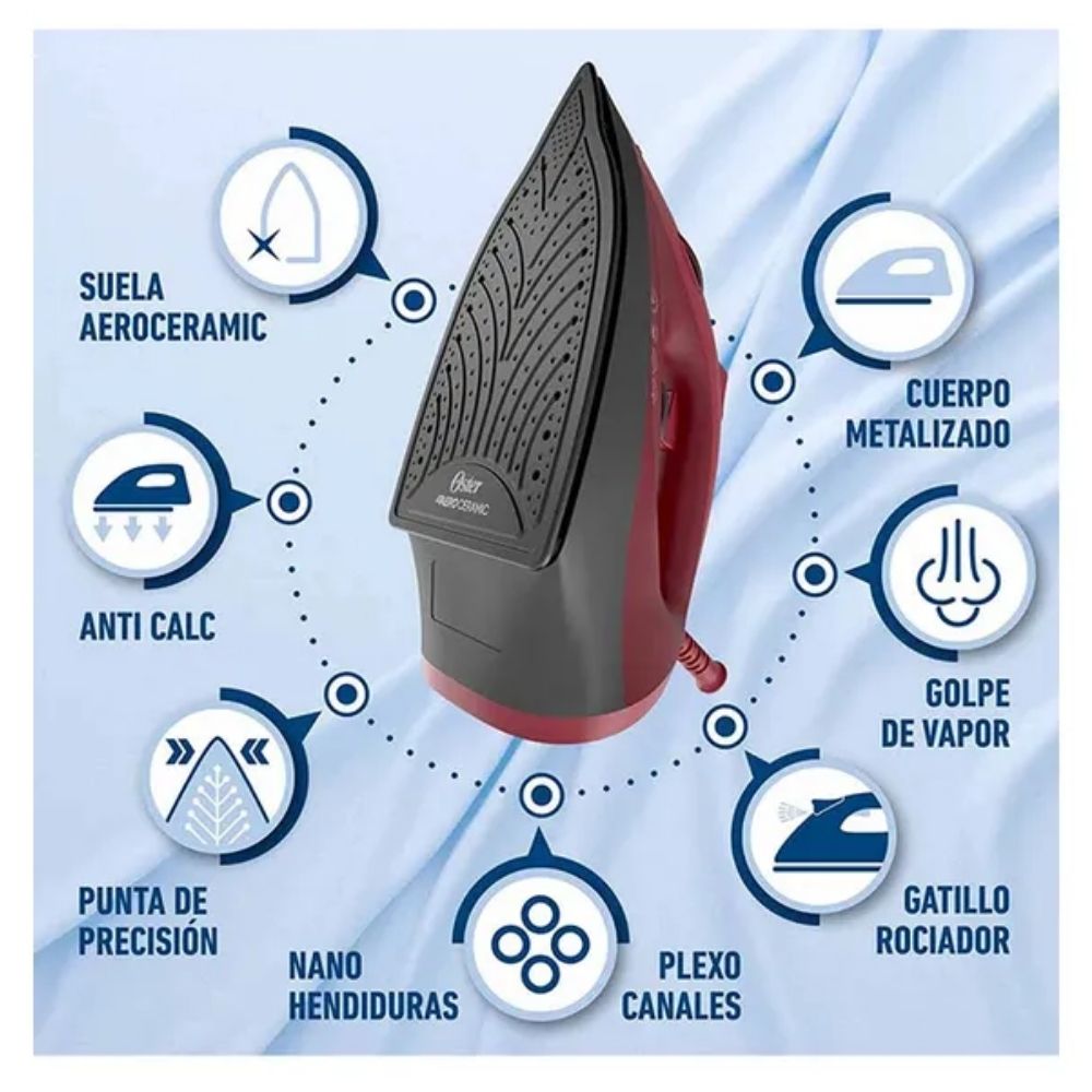 PLANCHA A VAPOR OSTER CON SUELA DE CERAMICA GCSTBS6051 - 4