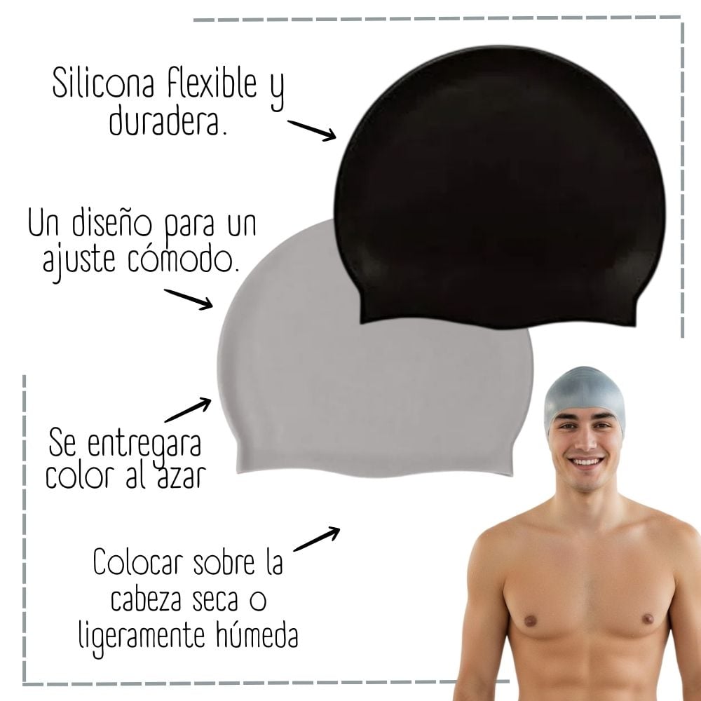 GORRO NATACIÓN SILICONA -NG - 2