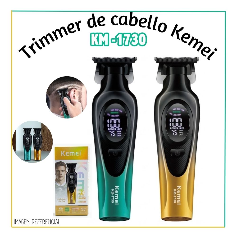 TRIMMER RECARGABLE KEMEI KM-1730 - 1