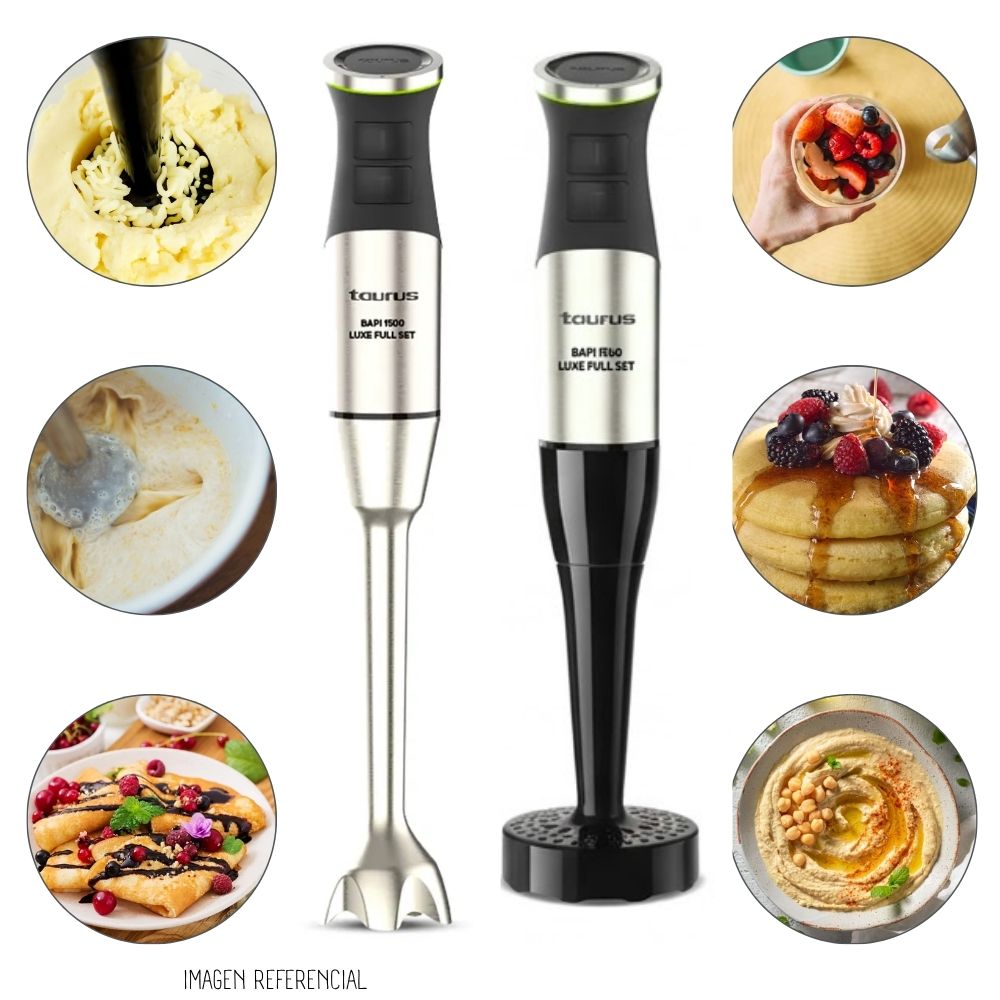 BATIDORA DE INMERSIÓN TAURUS BAPI 1500 LUXE FULL SET - 2