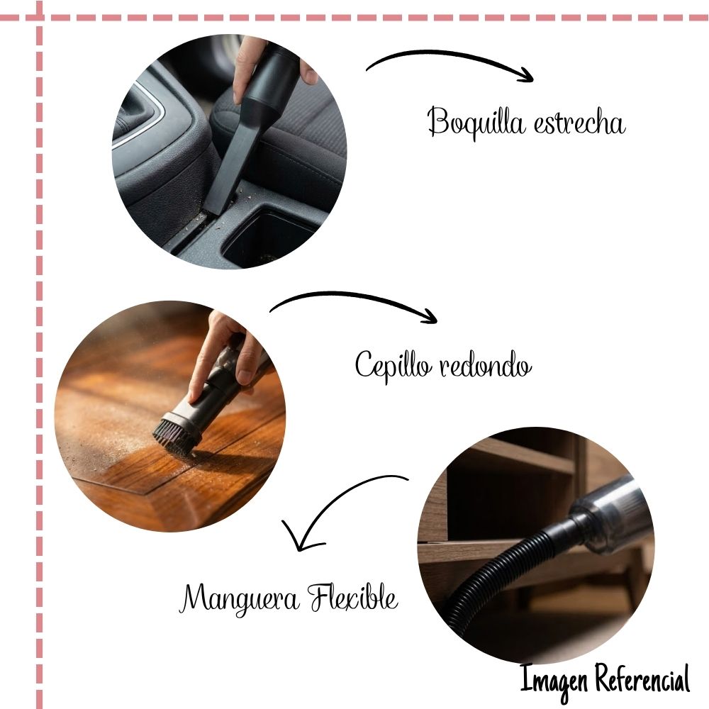 MINI ASPIRADORA PORTÁTIL RECARGABLE CY-9005 - 3