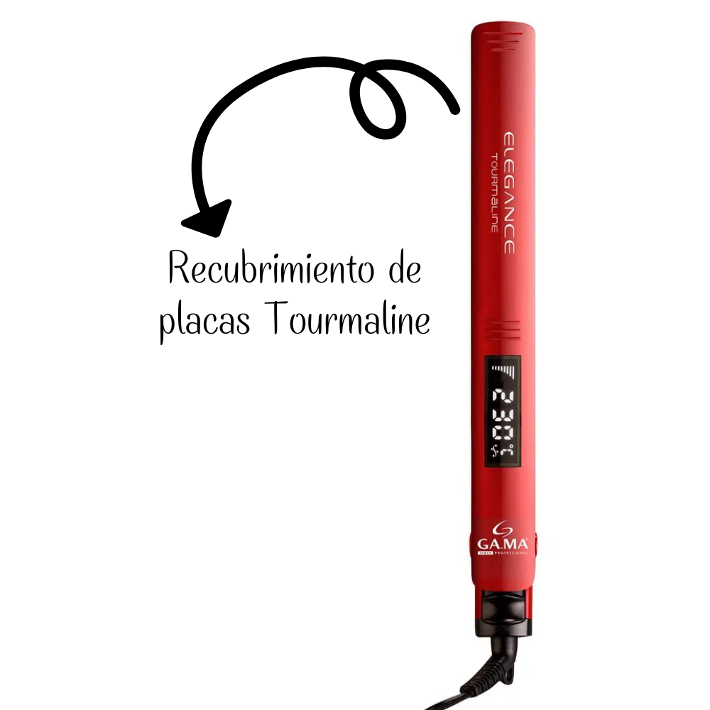 PLANCHA ALISADORA GAMA RED ELEGANCE DIGITAL 230°C - 3