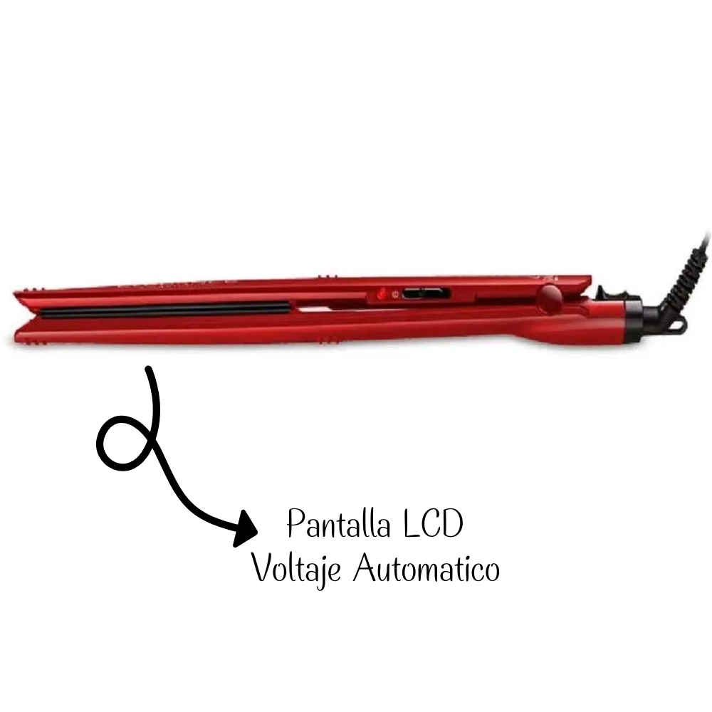 PLANCHA ALISADORA GAMA RED ELEGANCE DIGITAL 230°C - 4