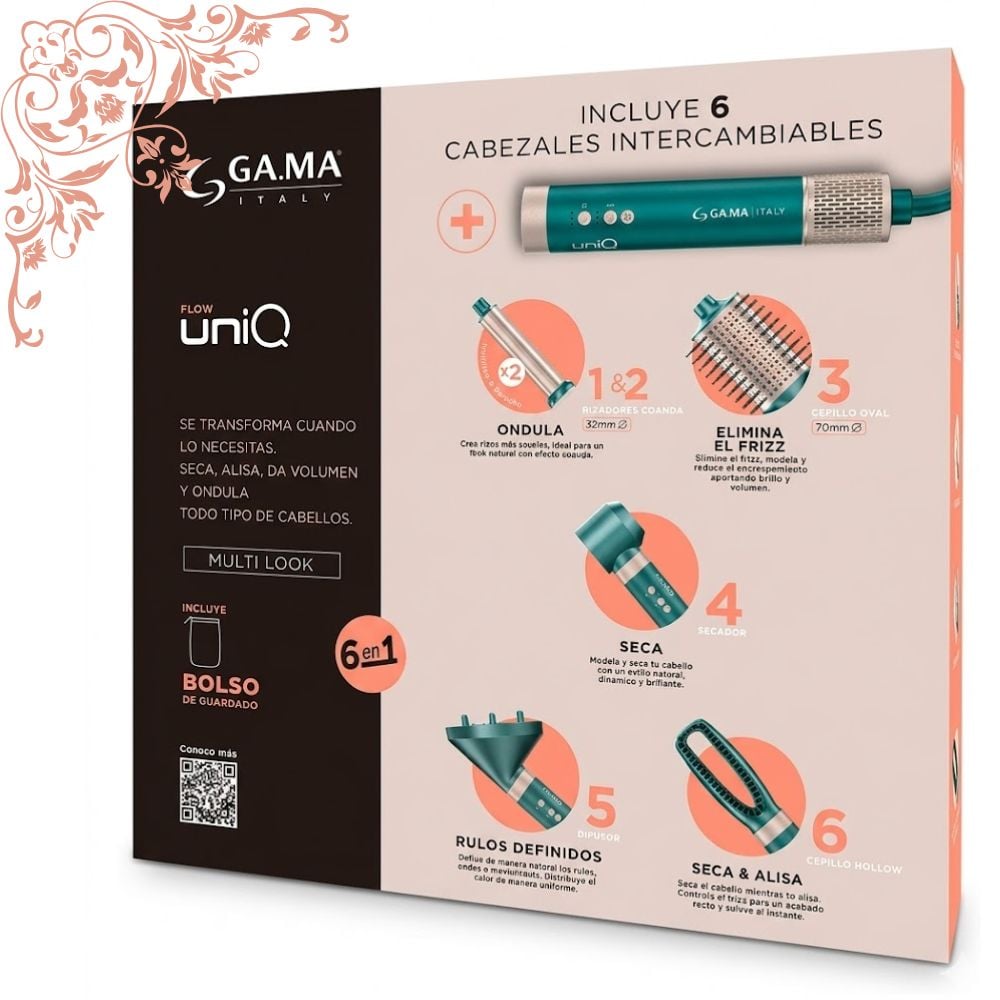 CEPILLO SECADOR GAMA MULTISTYLER UNIQ FLOW 6 EN 1 - 7