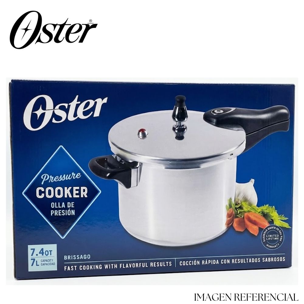 OLLA A PRESIÓN OSTER BRISSAGO DE 7 LITROS - 4