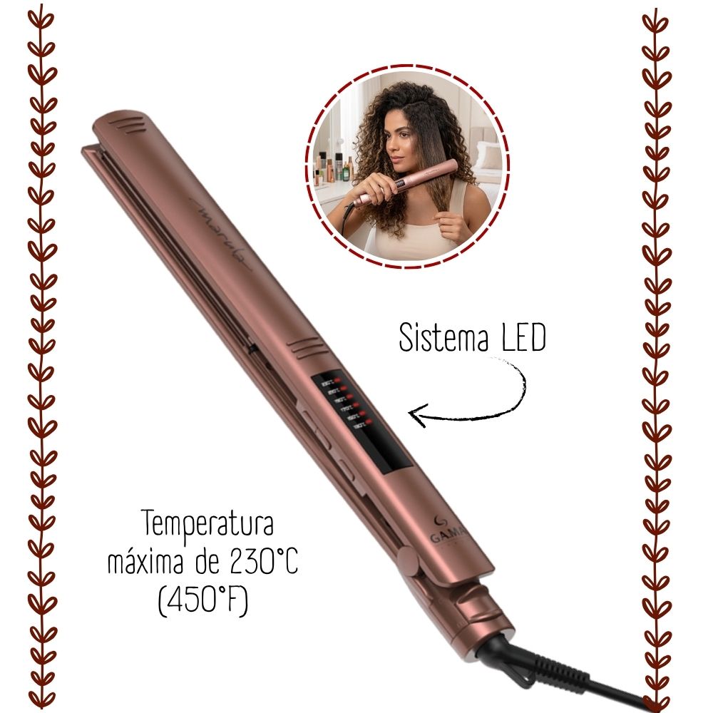 PLANCHA DE CABELLO GAMA MARULA ELEGANCE LED - BECHS0000002223 - 4
