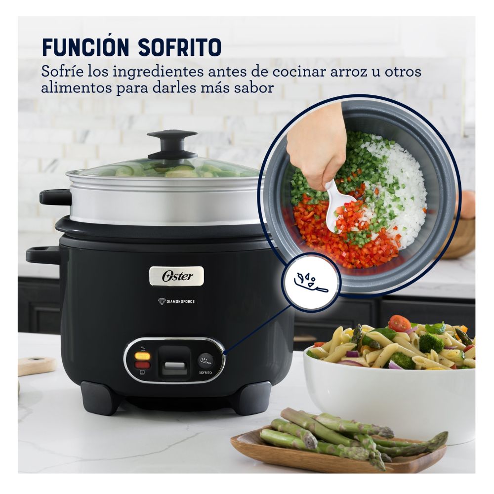 OLLA ARROCERA 3 EN 1 DE 15 TZ DIAMONDFORCE OSTER – CKSTRC15DFBLK 053 - 5