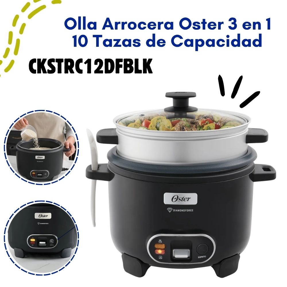 OLLA ARROCERA OSTER 3 EN 1 2.2L – CKSTRC12DFBLK-053 - 1
