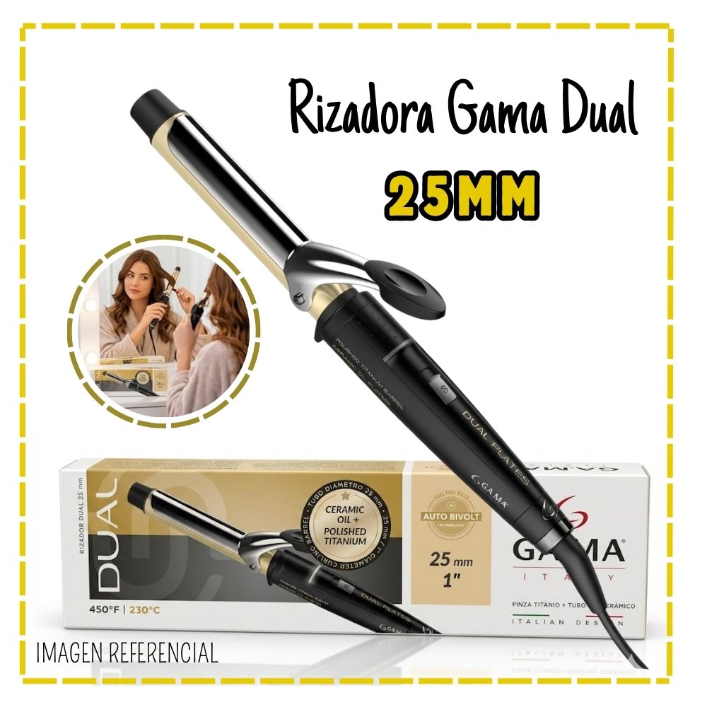 RIZADOR GAMA DUAL PLATES 25 MM ON- OFF - 1