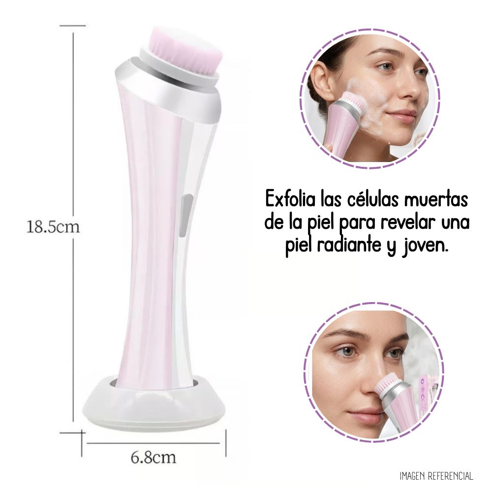MASAJEADOR Y LIMPIADOR FACIAL 3 EN 1 RECARGABLE GBL-737 - 2