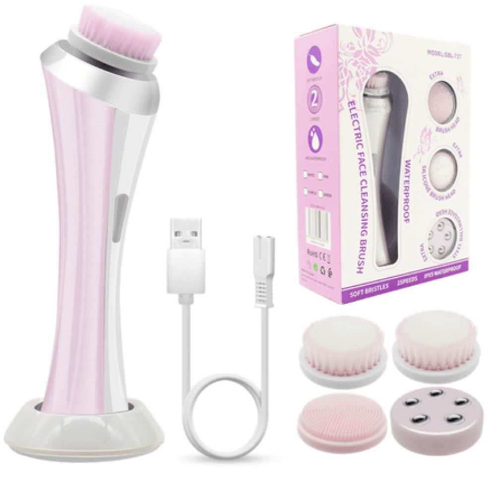 MASAJEADOR Y LIMPIADOR FACIAL 3 EN 1 RECARGABLE GBL-737 - 4