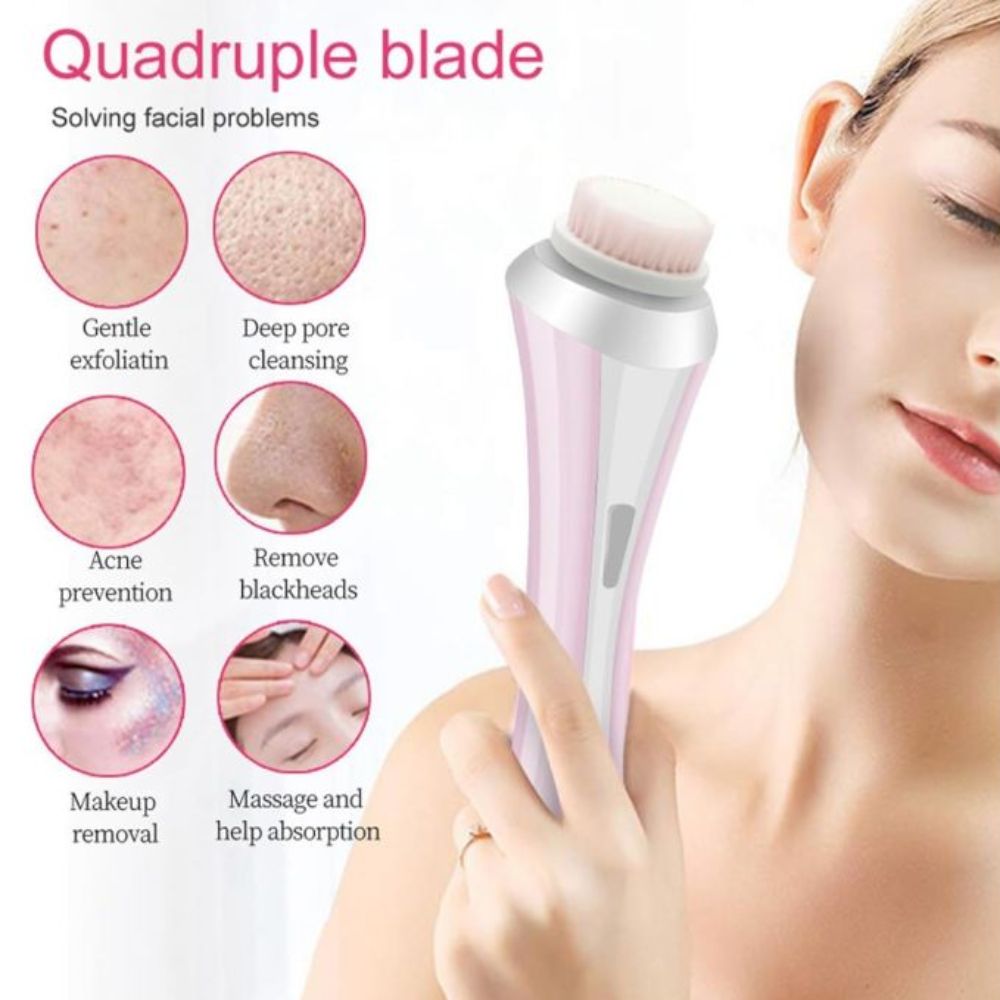 MASAJEADOR Y LIMPIADOR FACIAL 3 EN 1 RECARGABLE GBL-737 - 5