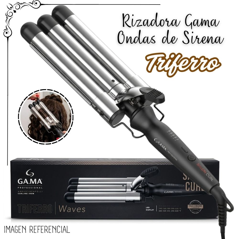 RIZADORA GAMA DE 3 TUBOS TITANIO – TRIFERRO - 1