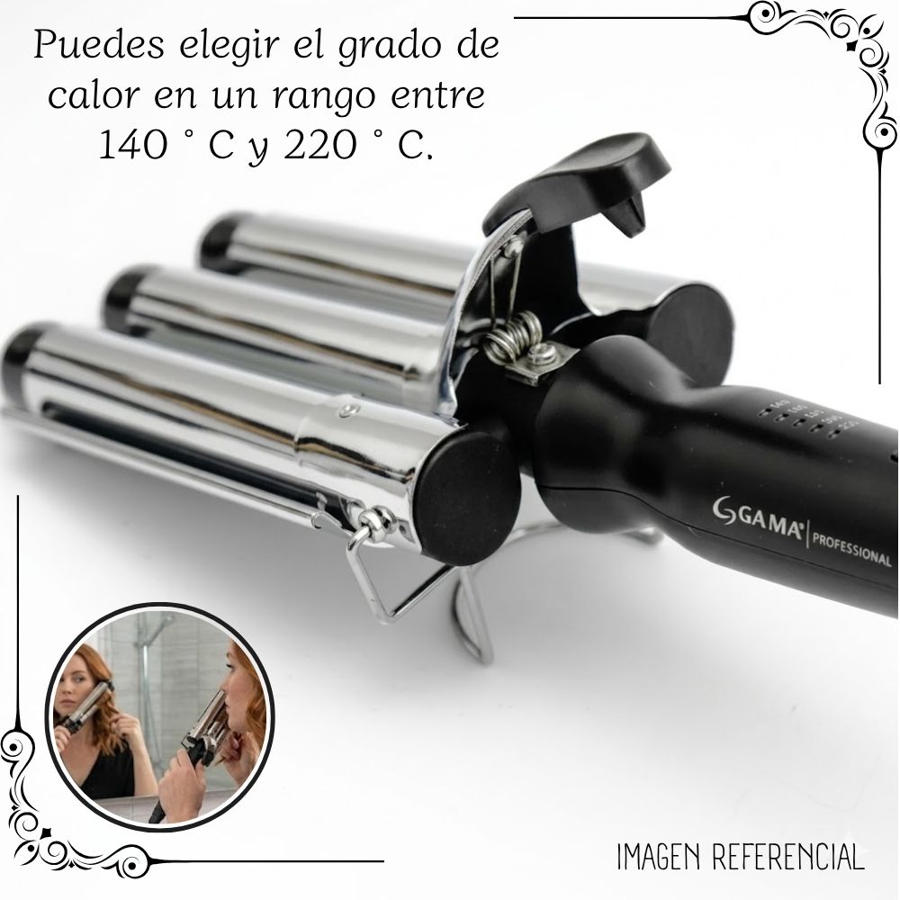 RIZADORA GAMA DE 3 TUBOS TITANIO – TRIFERRO - 4