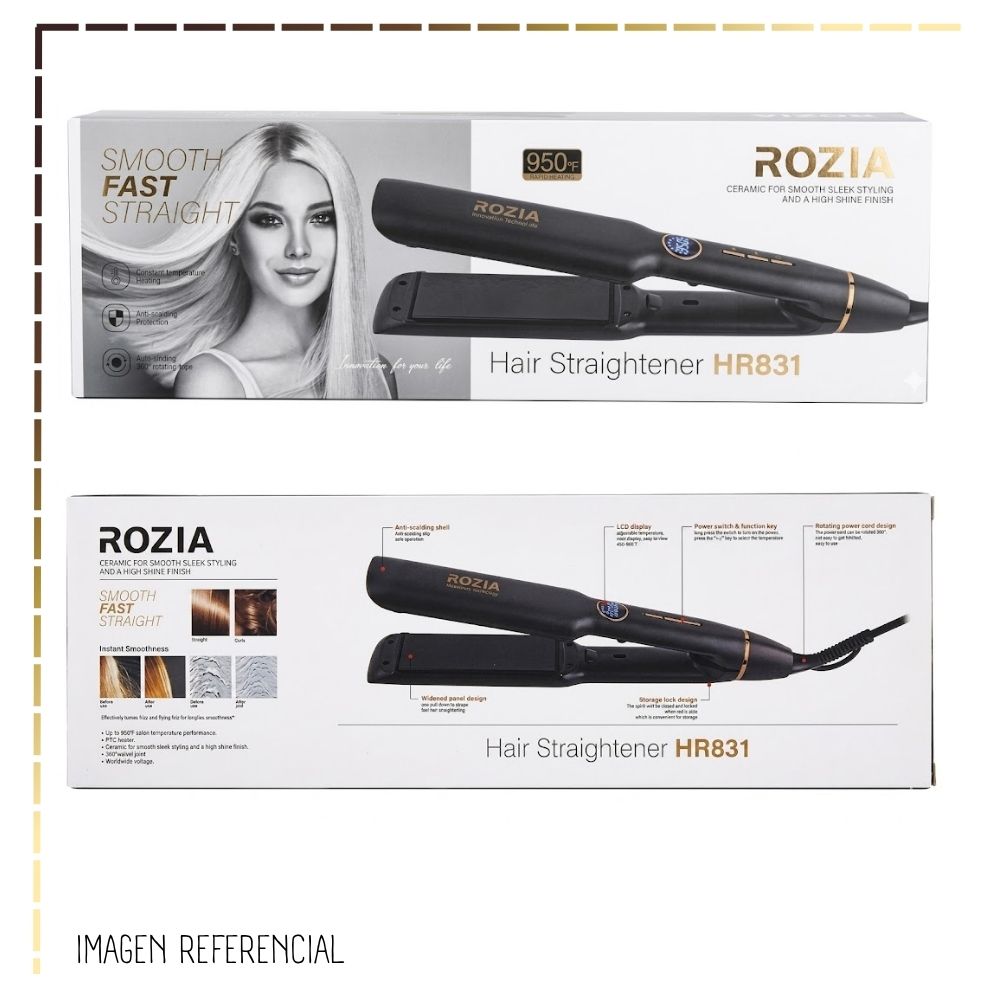 PLANCHA ALISADORA ROZIA HR-831 - 4