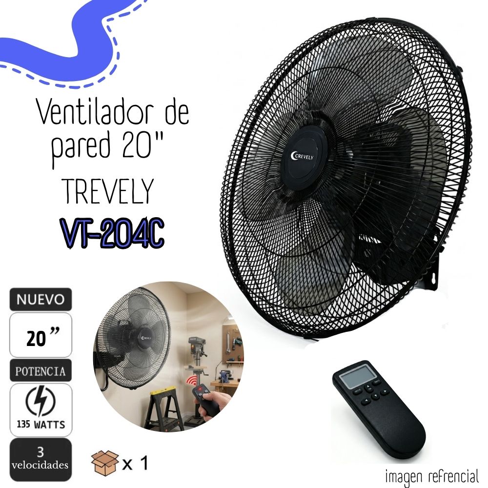 VENTILADOR 20' TREVELY VT-204C - 1