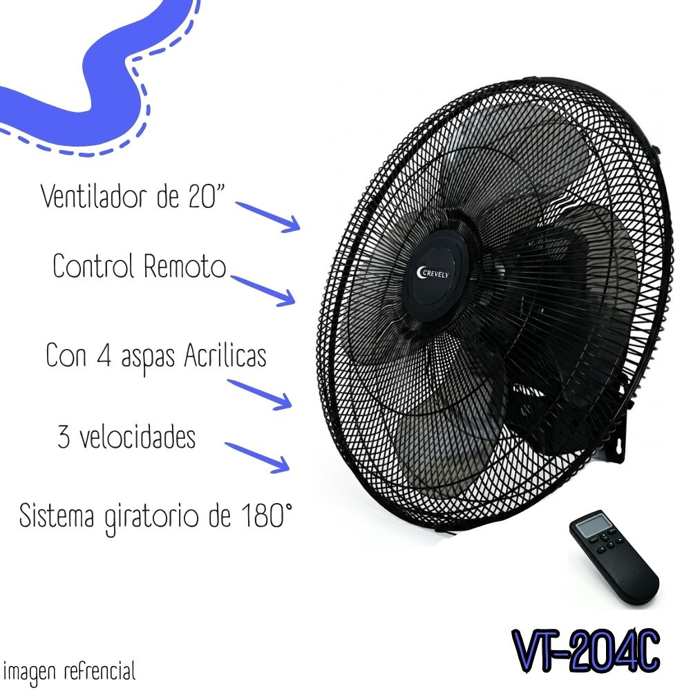 VENTILADOR 20' TREVELY VT-204C - 2