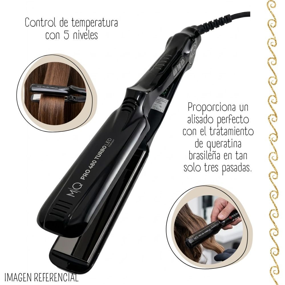 Plancha ALISADORA MQ Turbo Pro 480 LED - 3