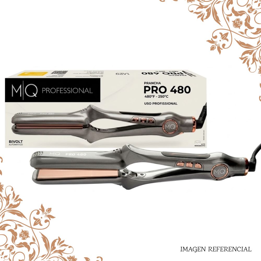 PLANCHA DE CABELLO MQ PRO480 MQ BIVOLT LED - 5