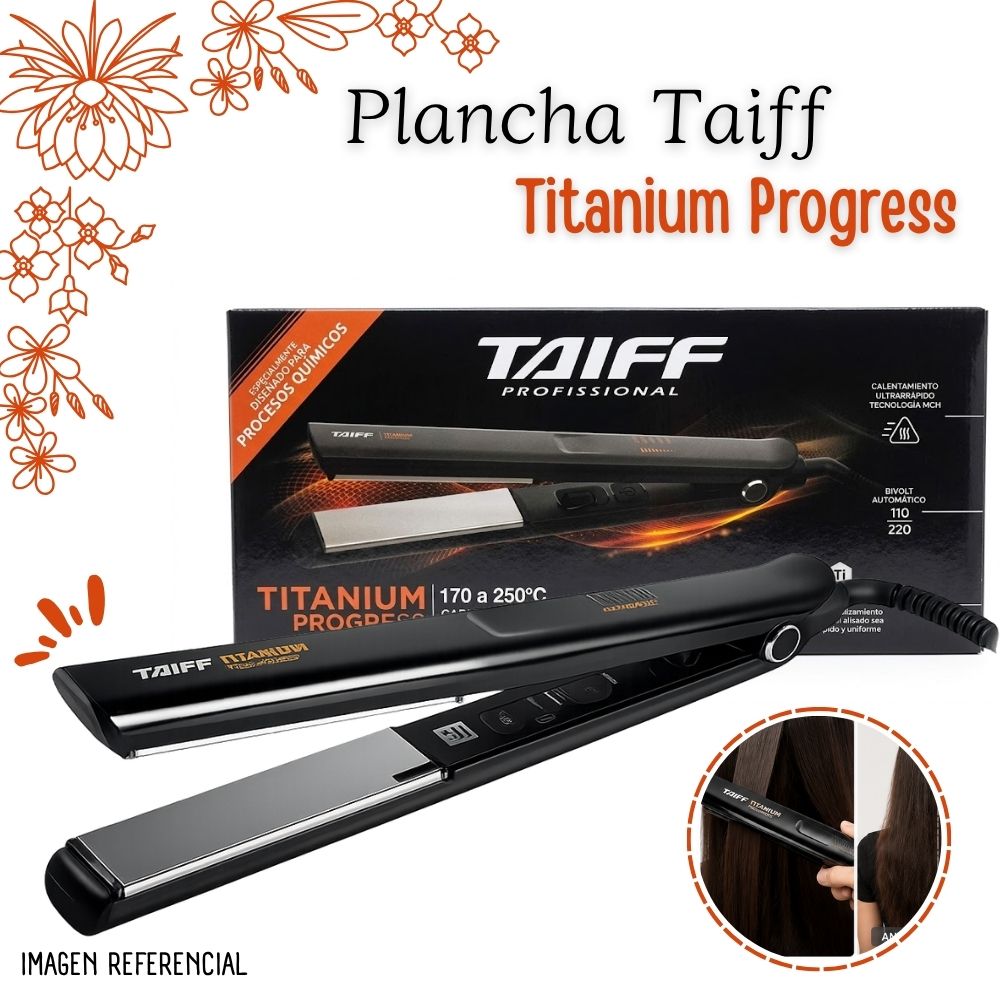 PLANCHA ALISADORA DE CABELLO TAIFF TITANIUM PROGRESS - 1